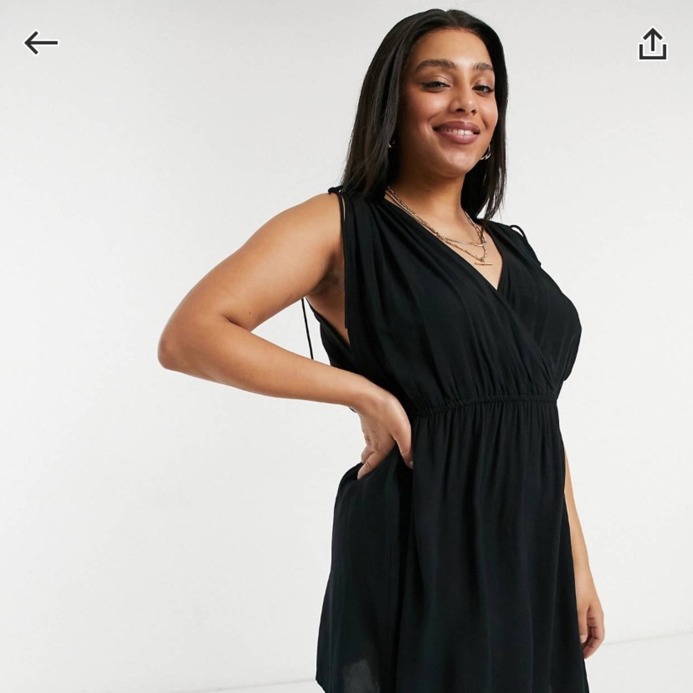Mini black dress